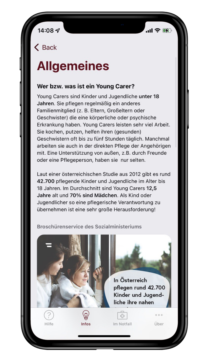 Young Carers Austria App